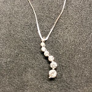 Diamond Journey necklace 1ct